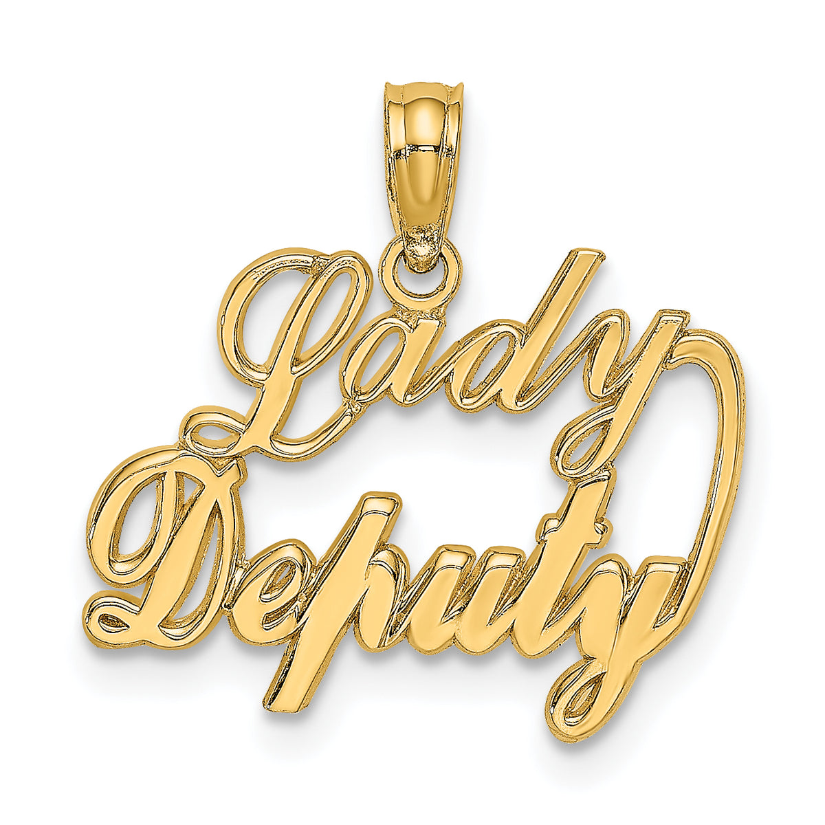 14k LADY DEPUTY Charm