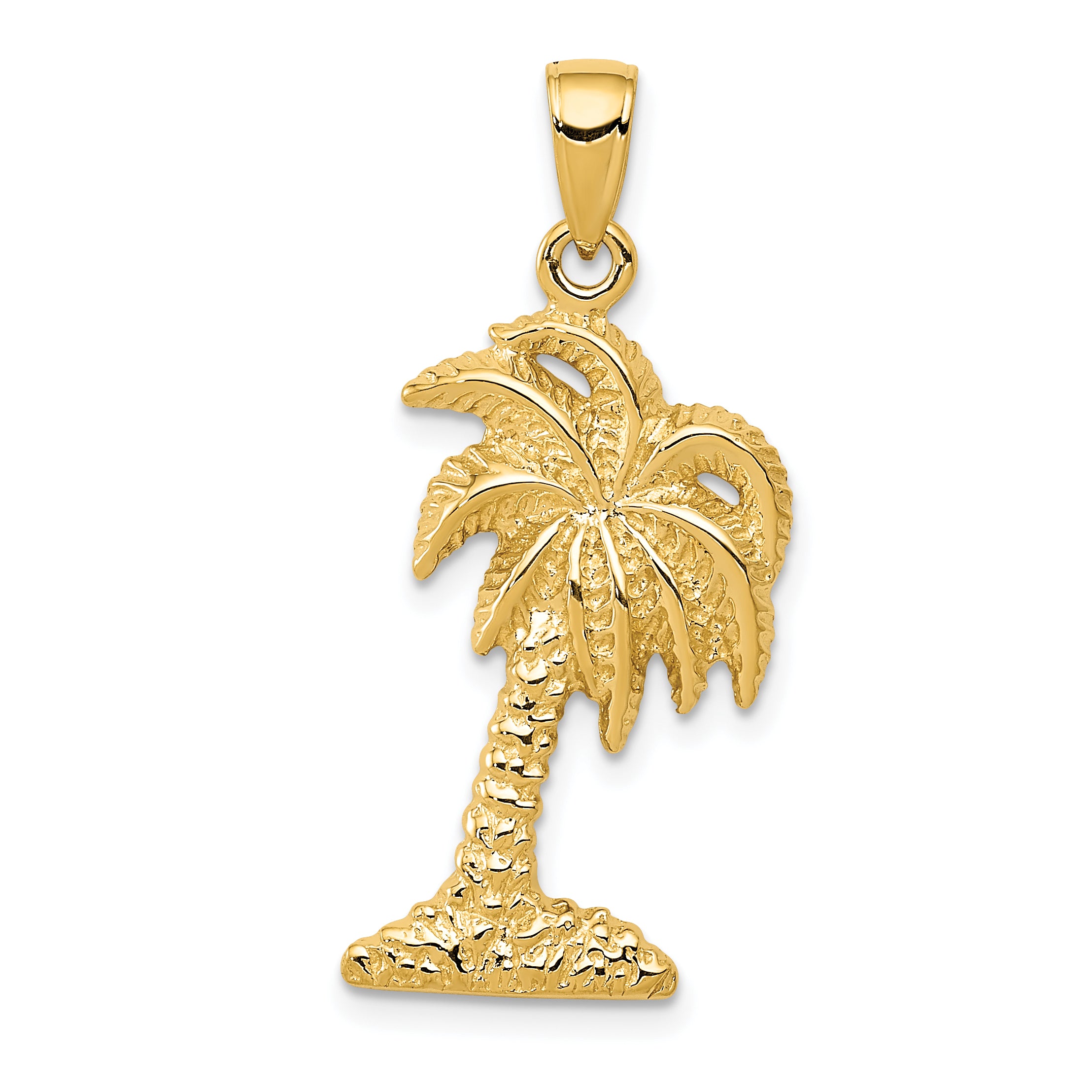 14k Palm Tree Pendant