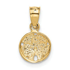 14K Sand Dollar Pendant