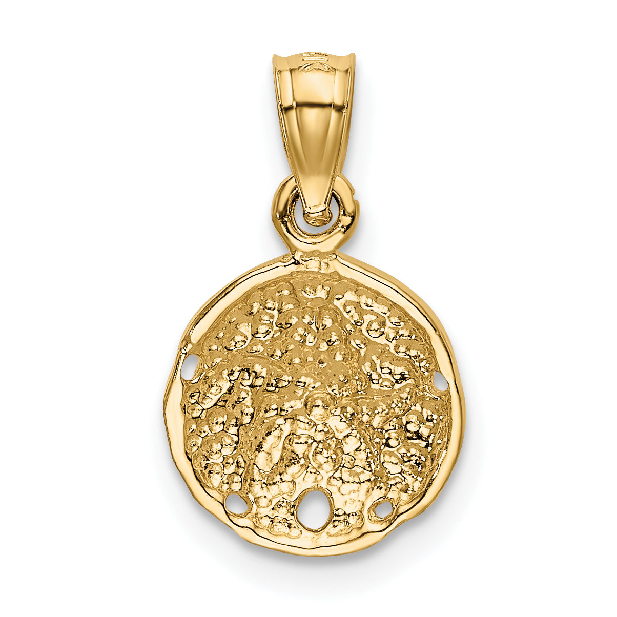 14K Sand Dollar Pendant