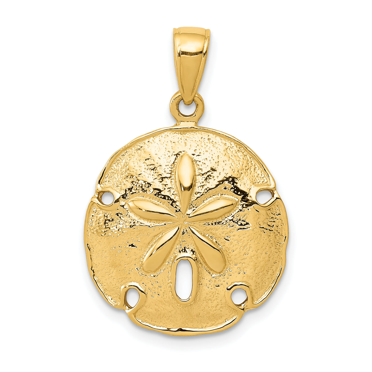 14k Sand Dollar Pendant