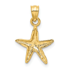 14K Starfish Pendant