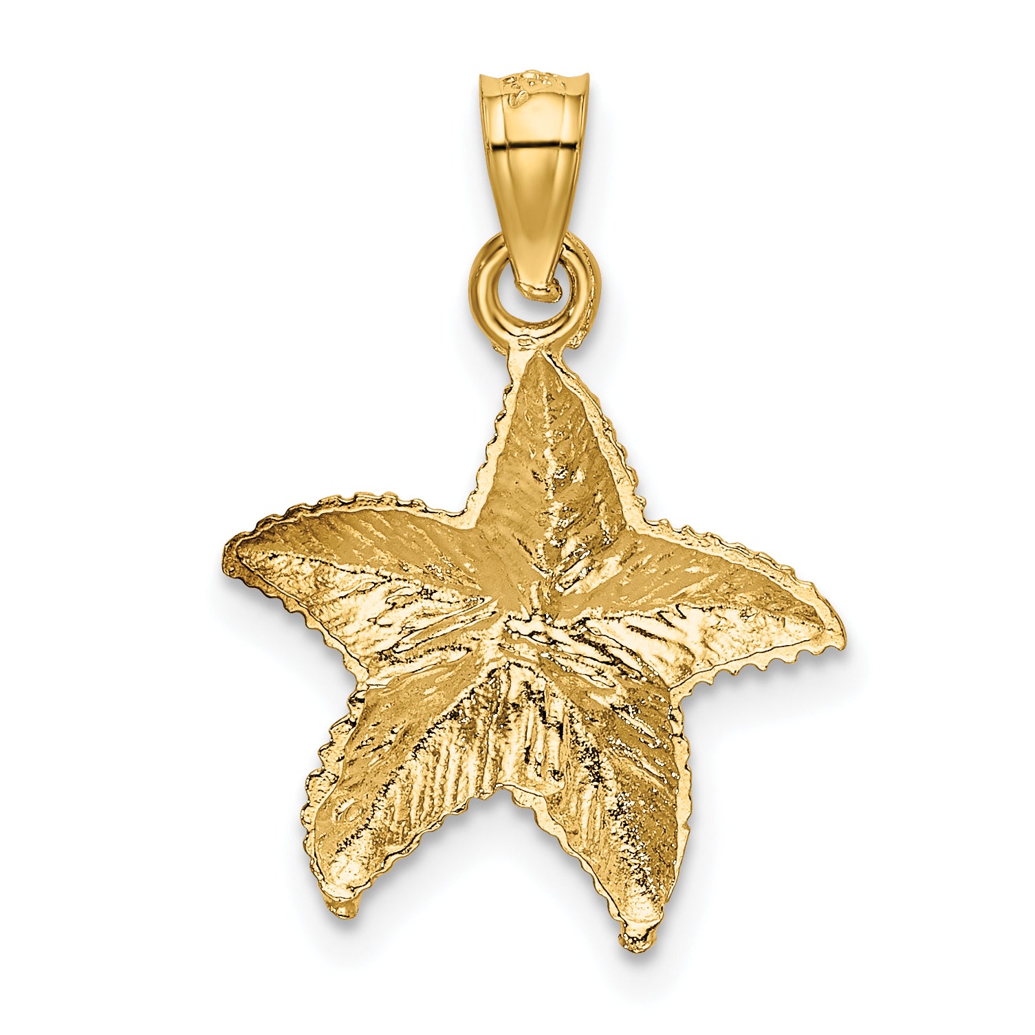 14K Starfish Pendant