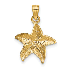 14K Starfish Pendant