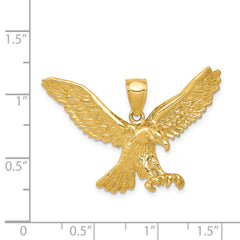14k Eagle Pendant