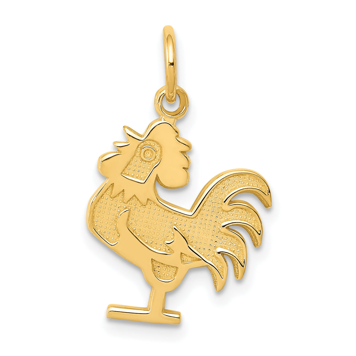 14k Rooster Charm