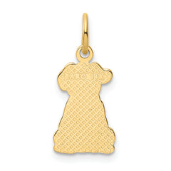 14k Puppy Charm