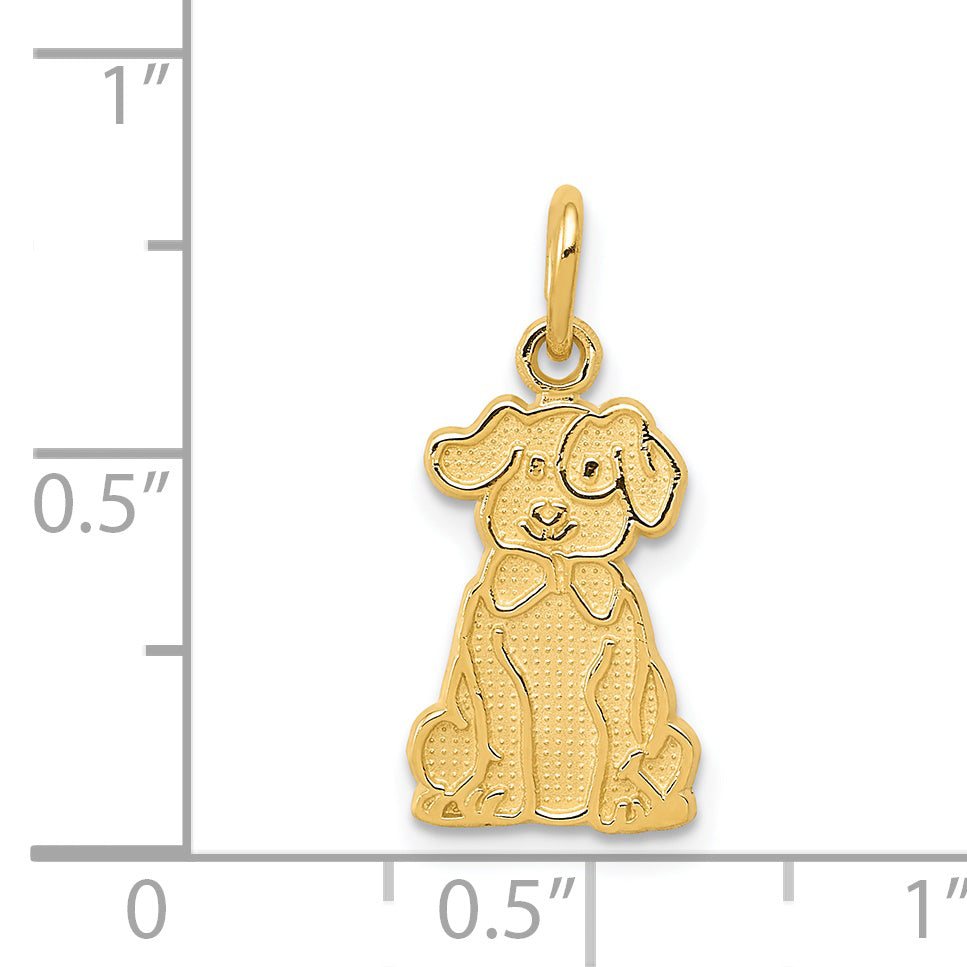 14k Puppy Charm