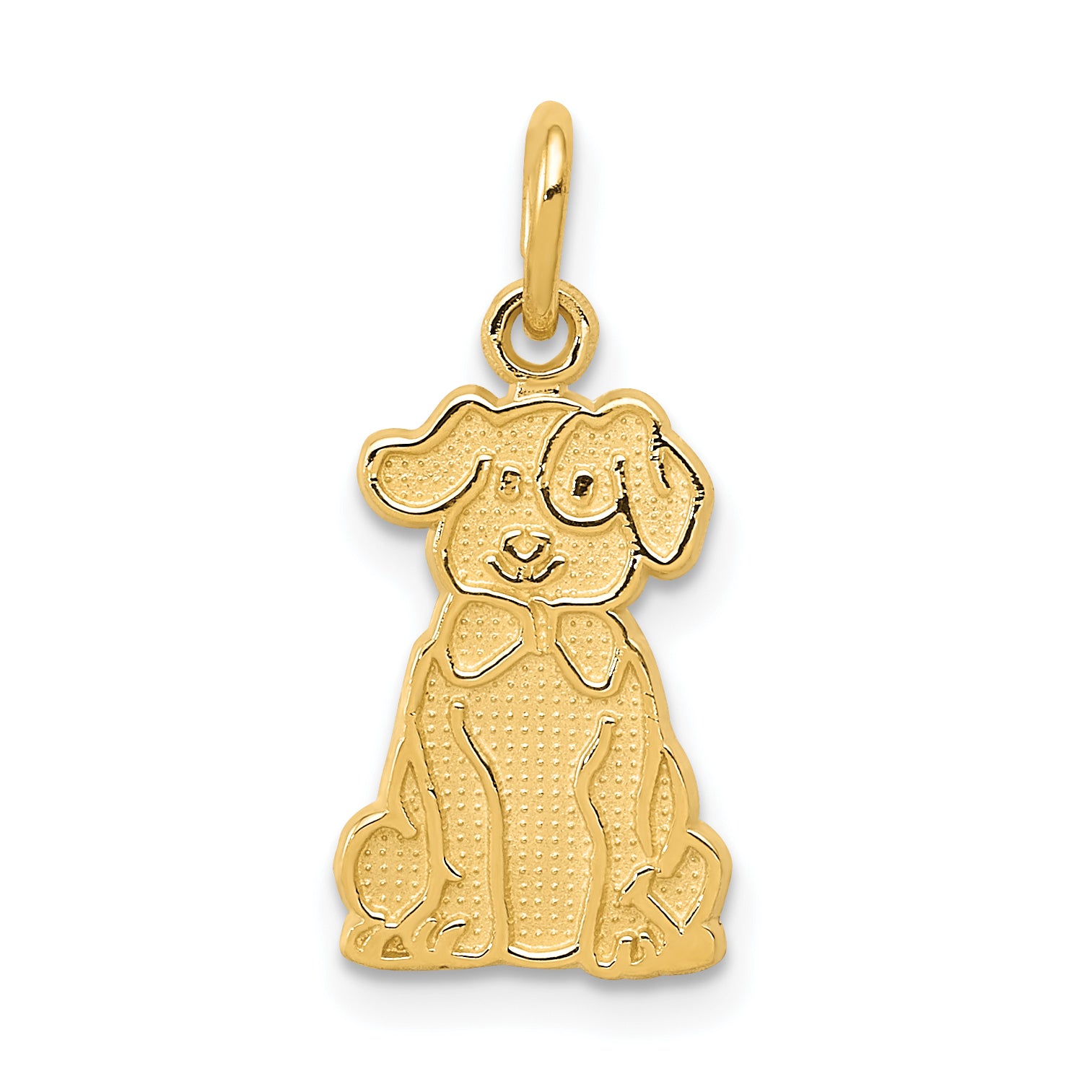 14k Puppy Charm