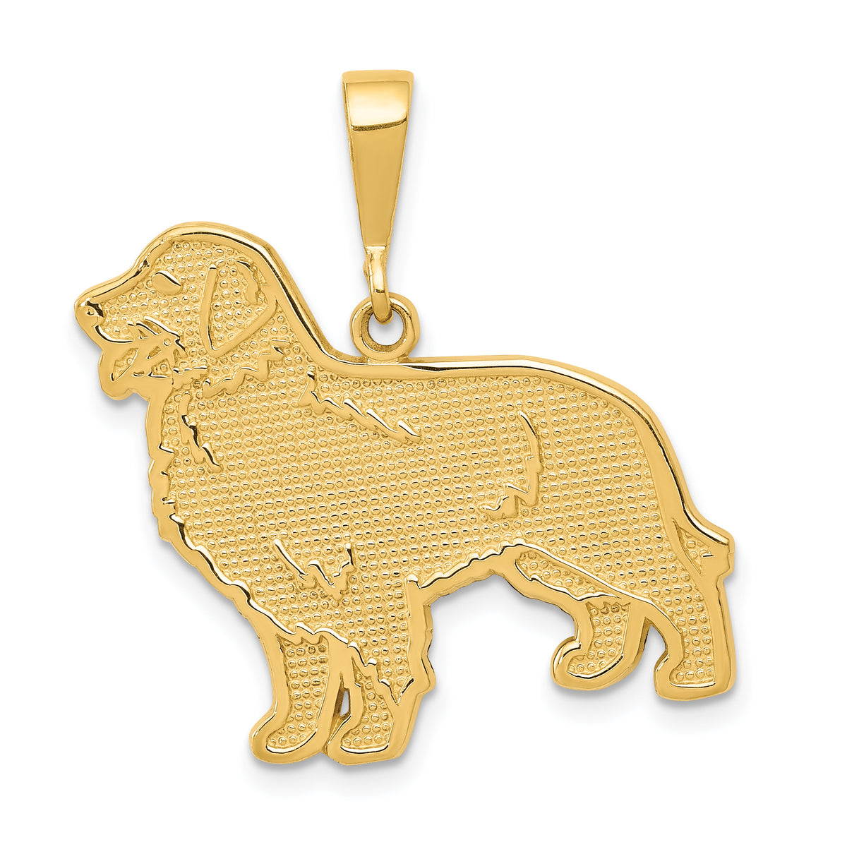 14k Golden Retriever Pendant