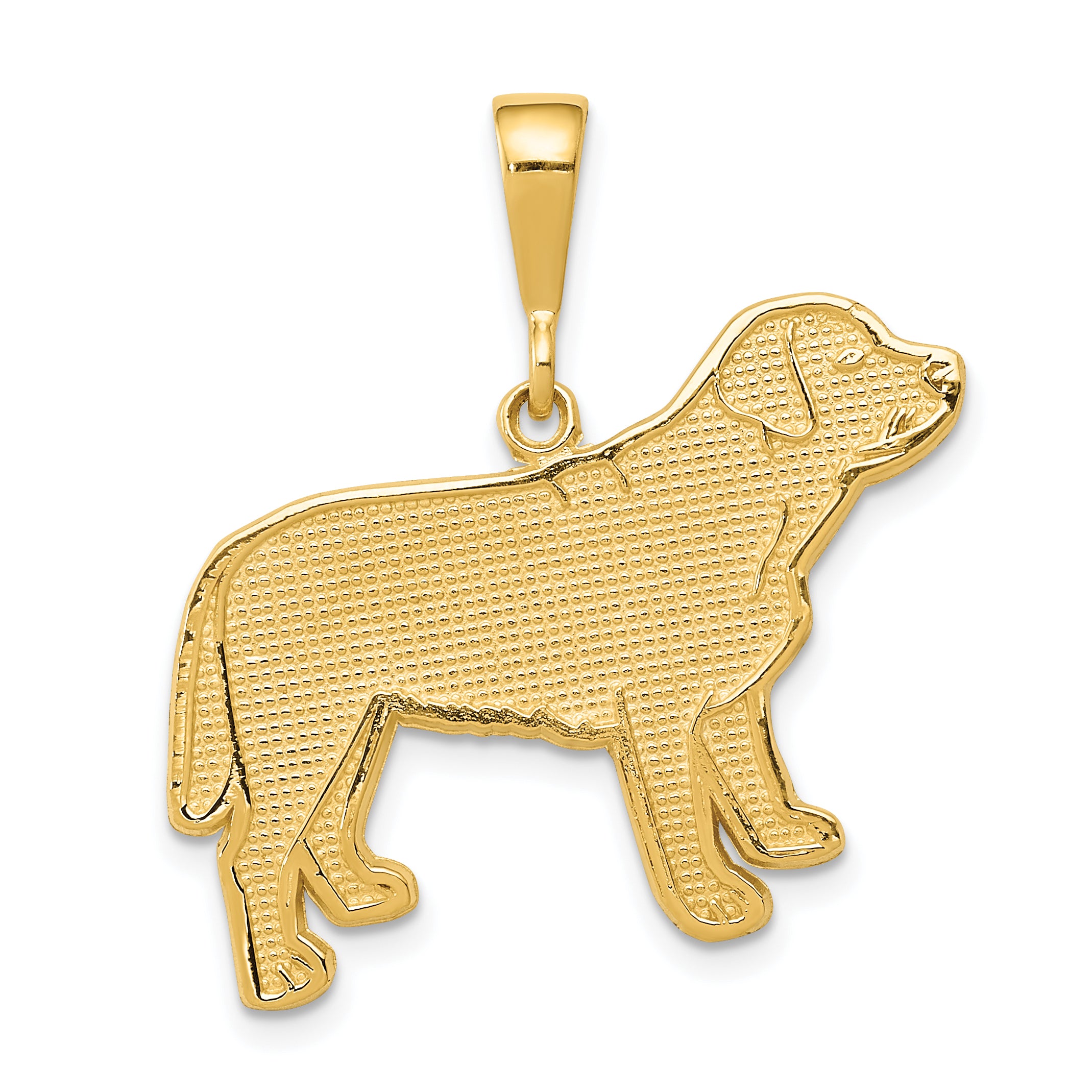 14k Labrador Dog Pendant