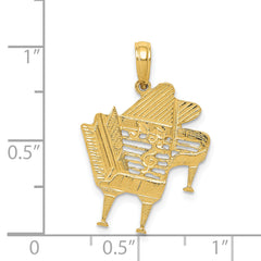 14k Piano Pendant