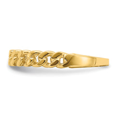 14k Chain Link Band Ring