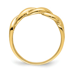 14k Freeform Knot Ring