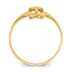 14k Ichthus WithCross Ring