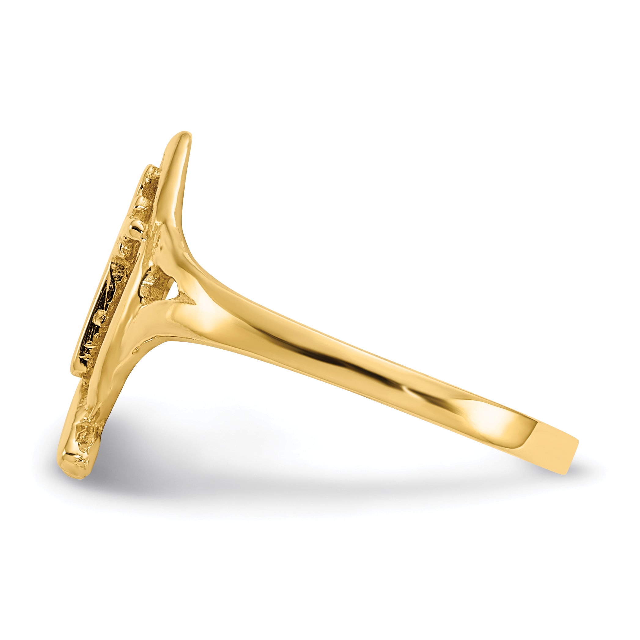 14k Ichthus WithCross Ring