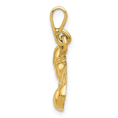 14k Boxing Glove Pendant