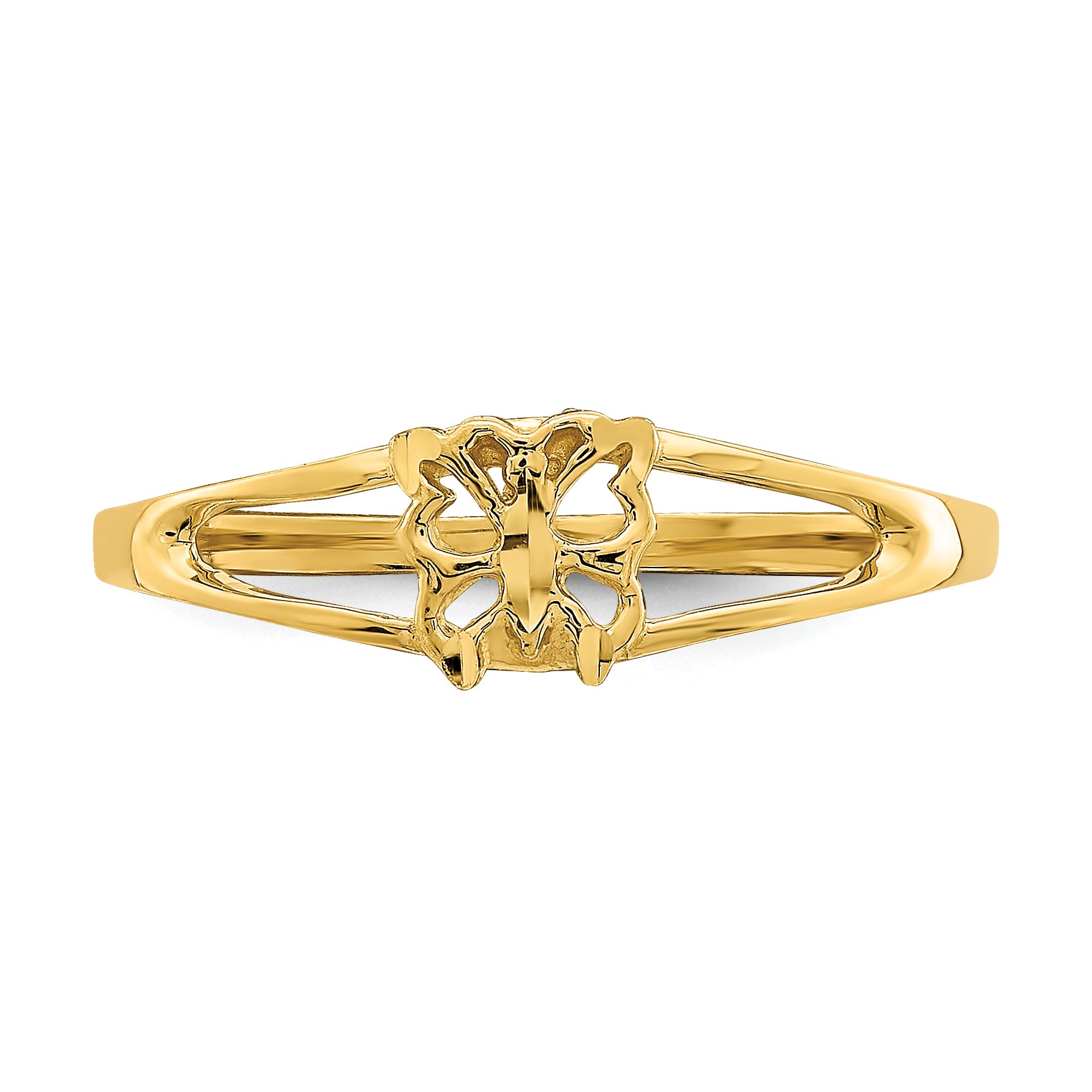 14K Mini Butterfly Ring