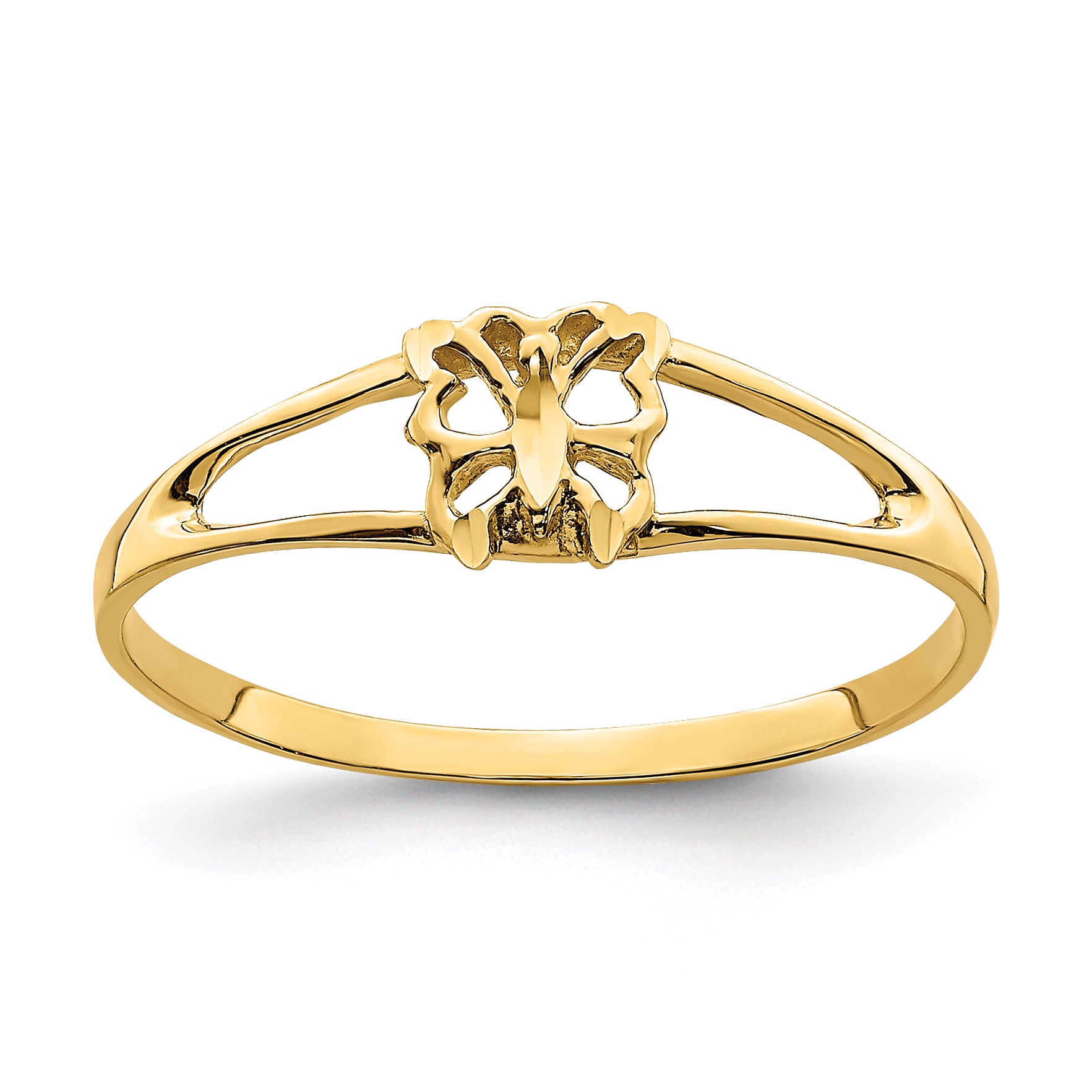 14K Mini Butterfly Ring