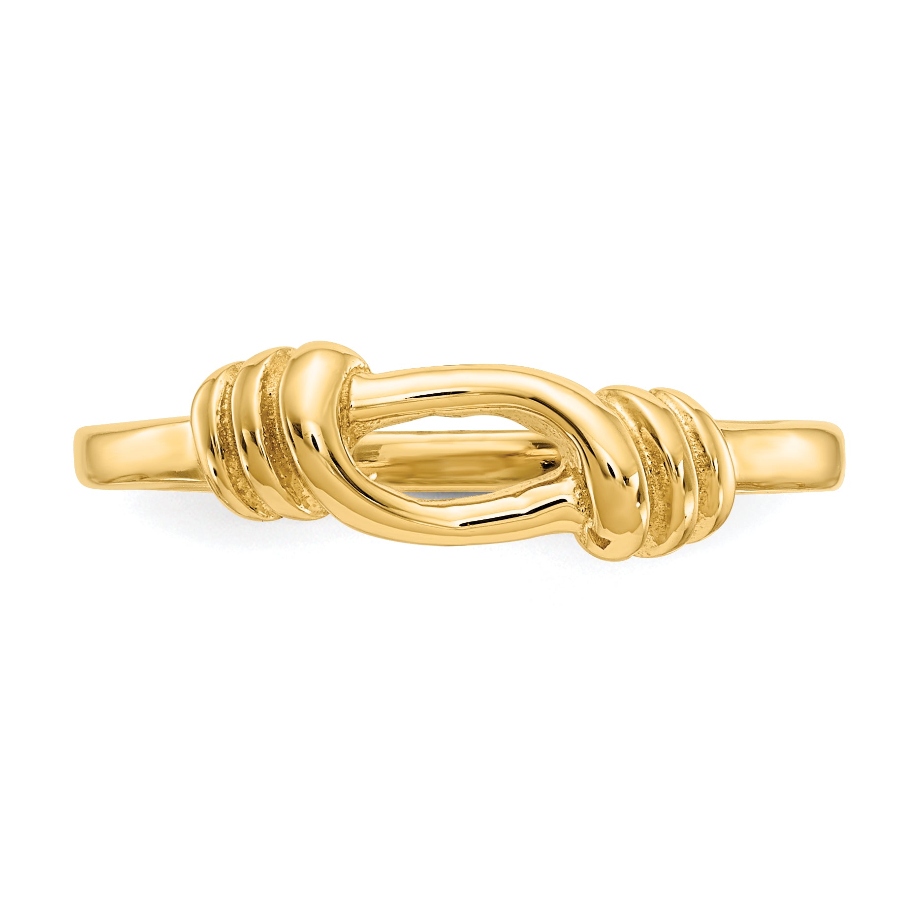 14K Love Knot Band