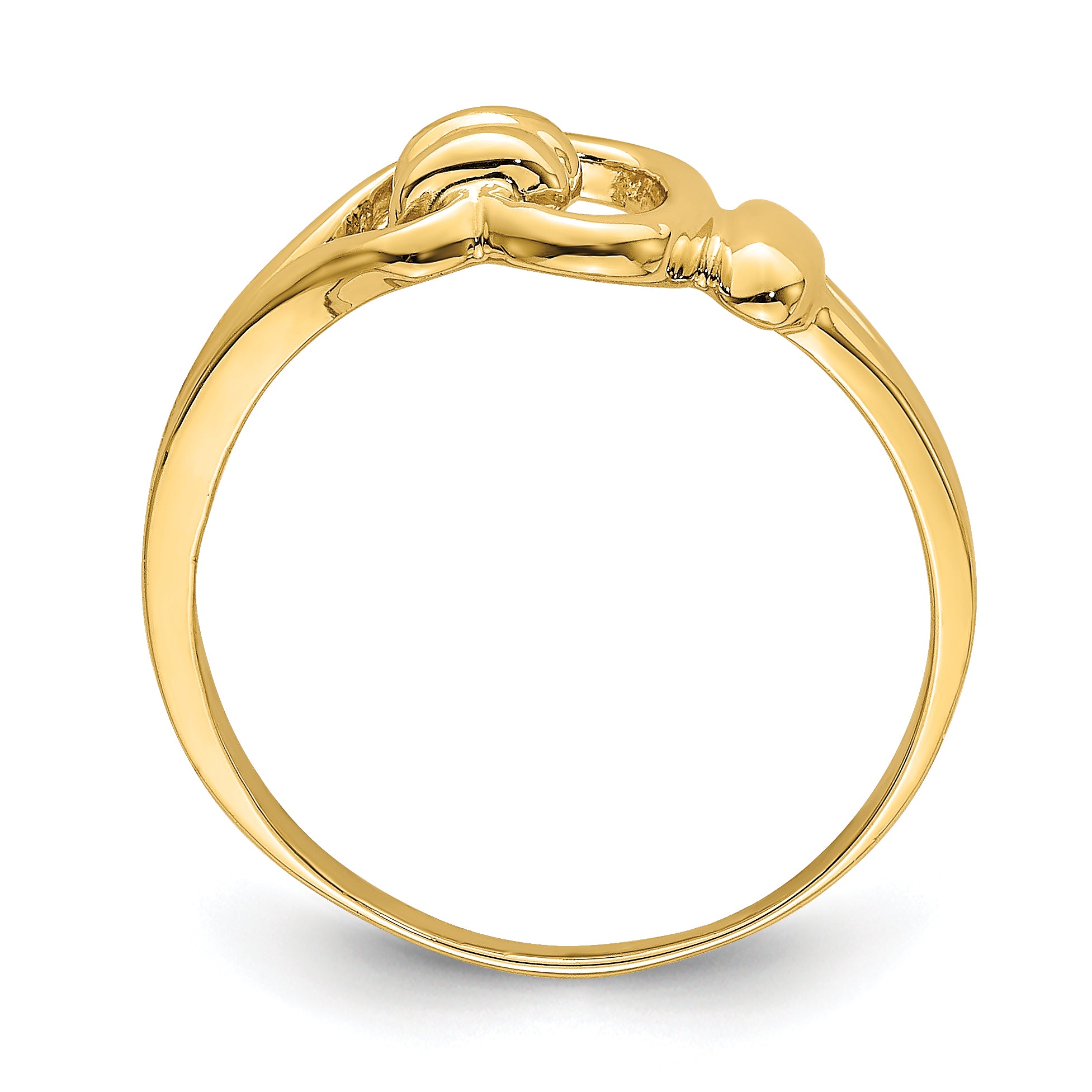 14K Freeform Knot Ring