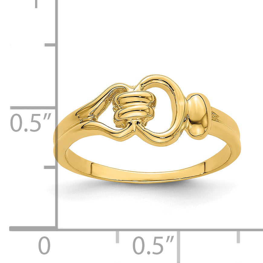 14K Freeform Knot Ring