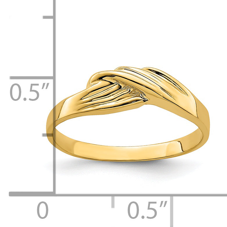 14K Freeform Ring