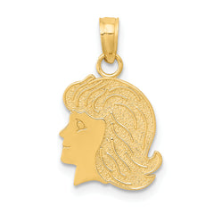 14k Girl Charm