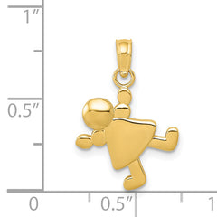 14k Little Girl Charm