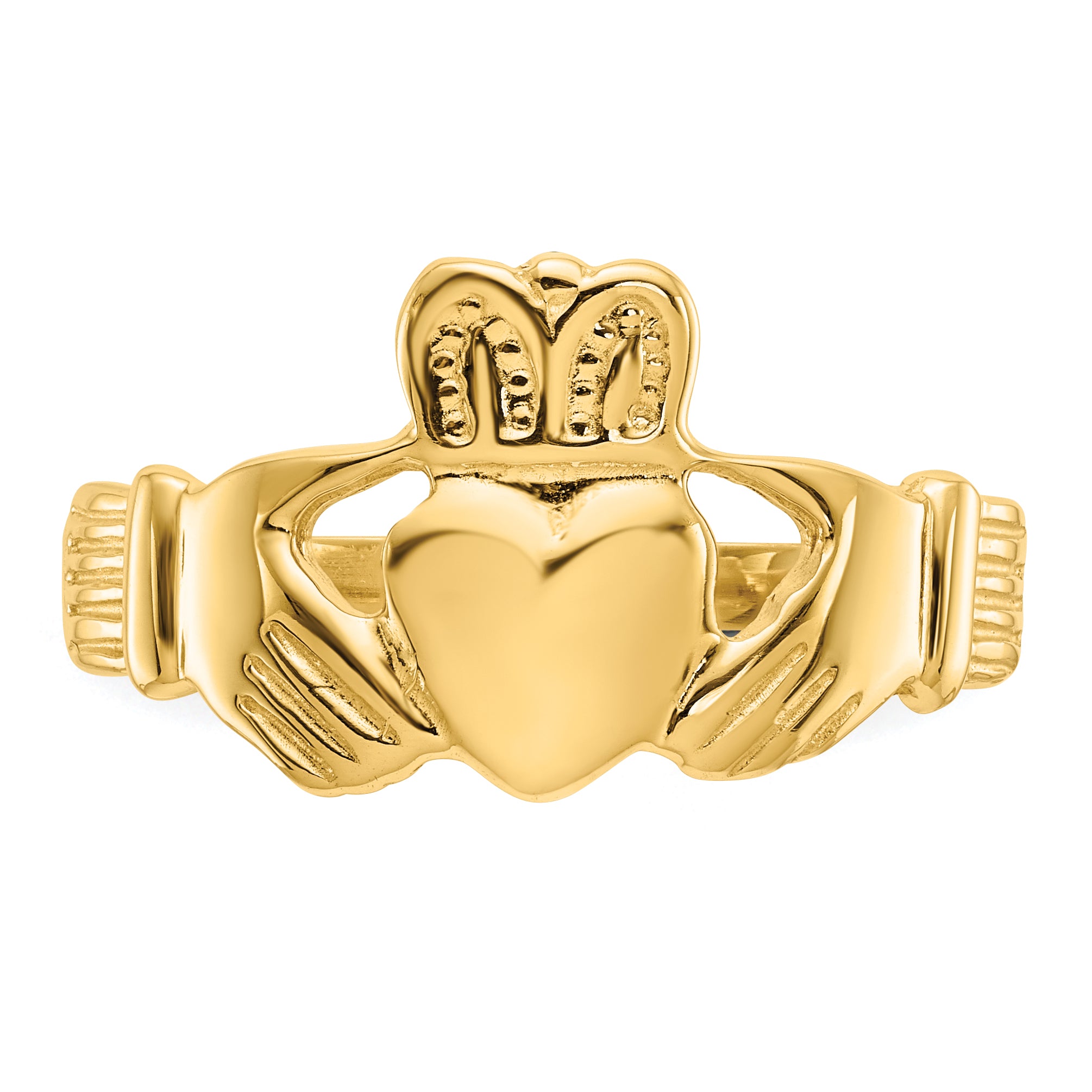 14k Men's Claddagh Ring