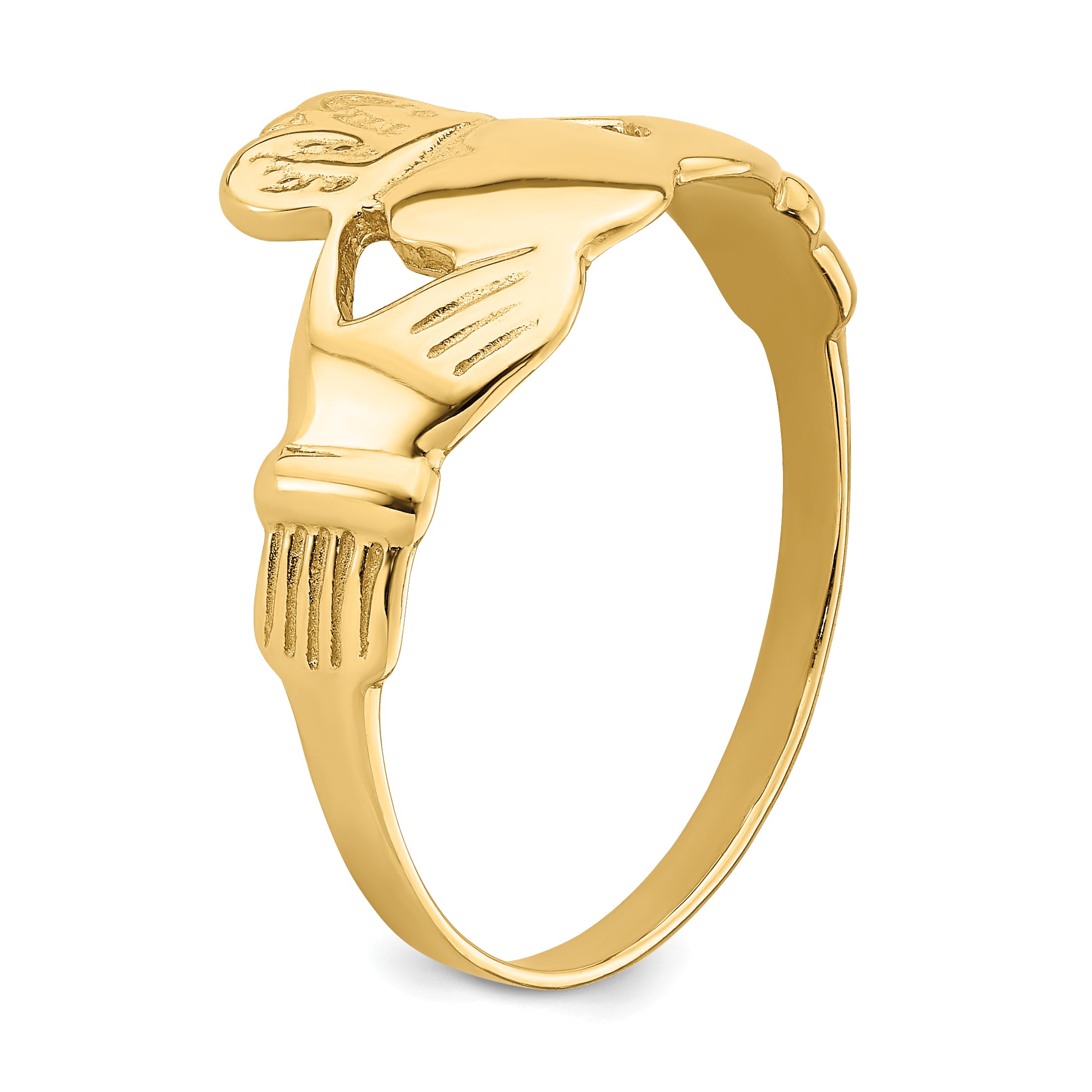 14k Men's Claddagh Ring