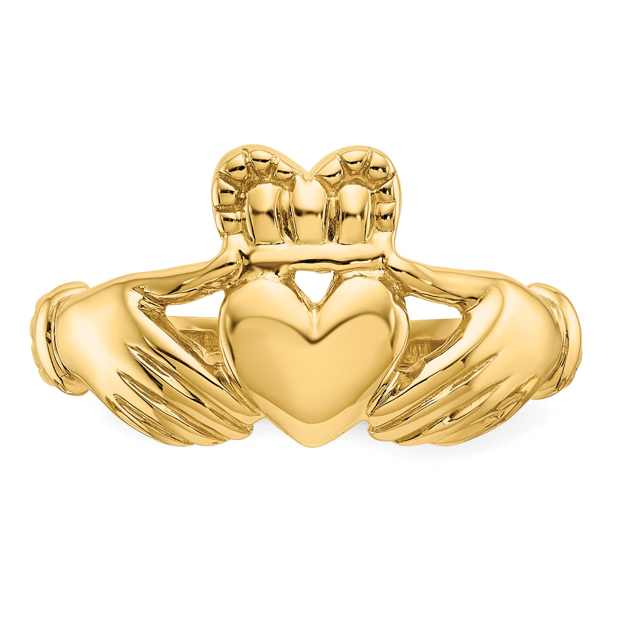 14k Men's Claddagh Ring