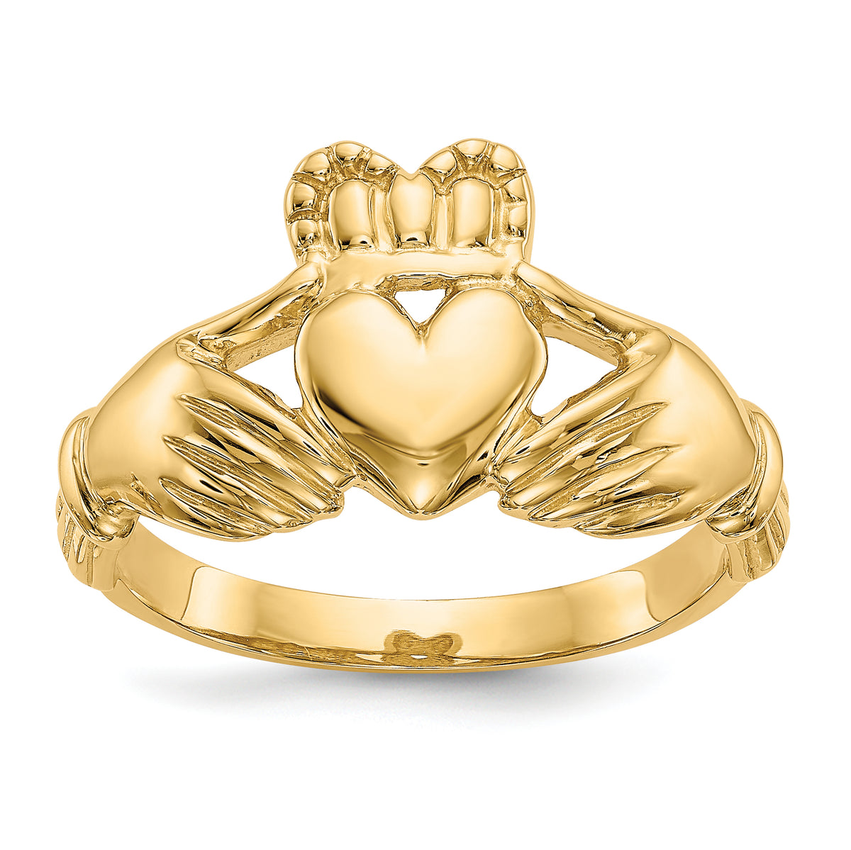 14k Men's Claddagh Ring