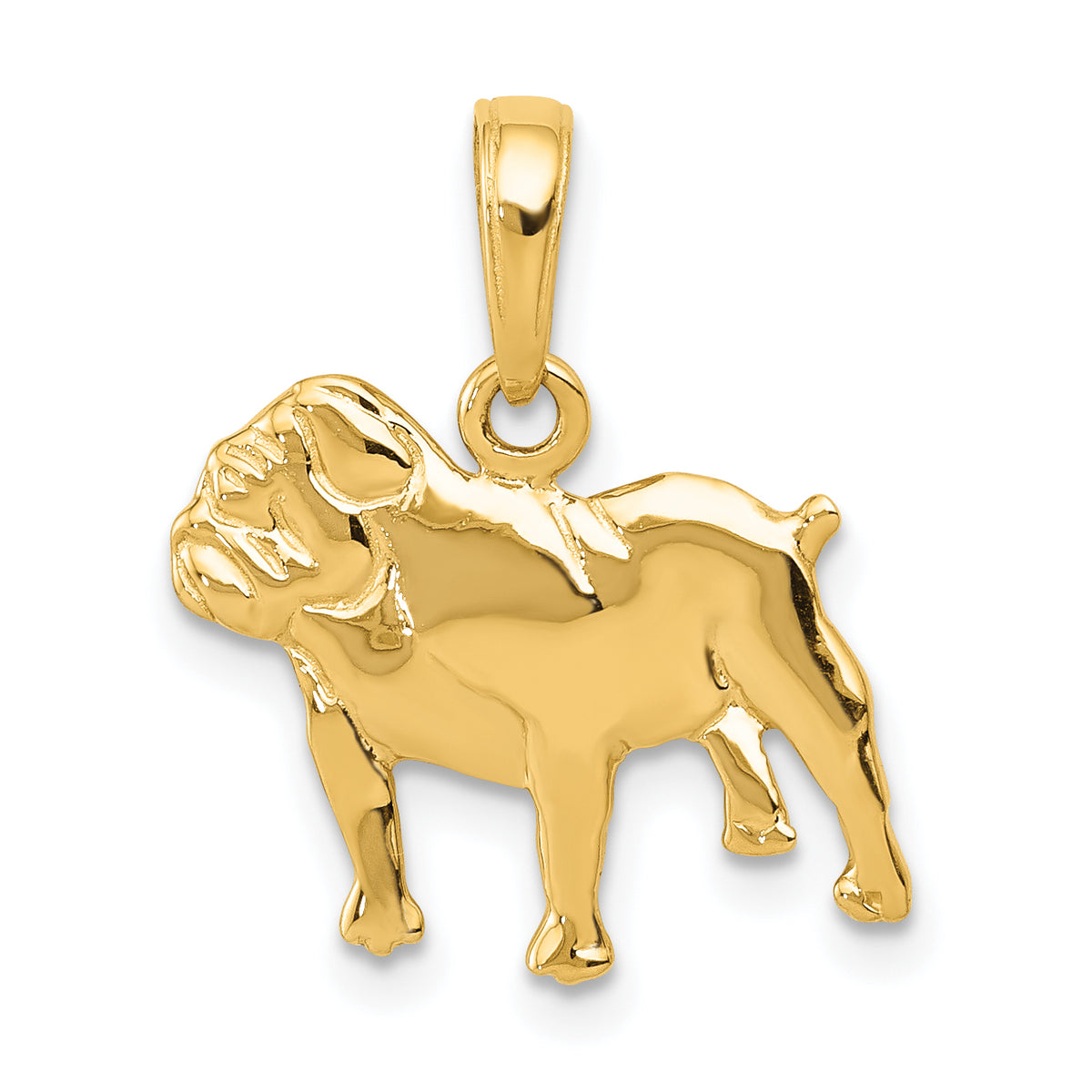 14k Bulldog Charm