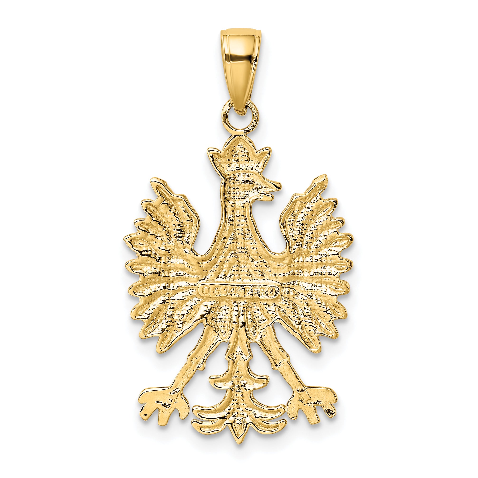 14k Phoenix Mythological Bird Charm