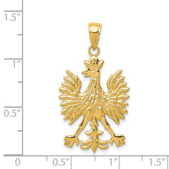 14k Phoenix Mythological Bird Charm