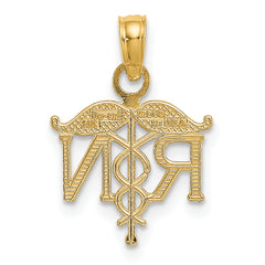 14k RN Registered Nurse Pendant