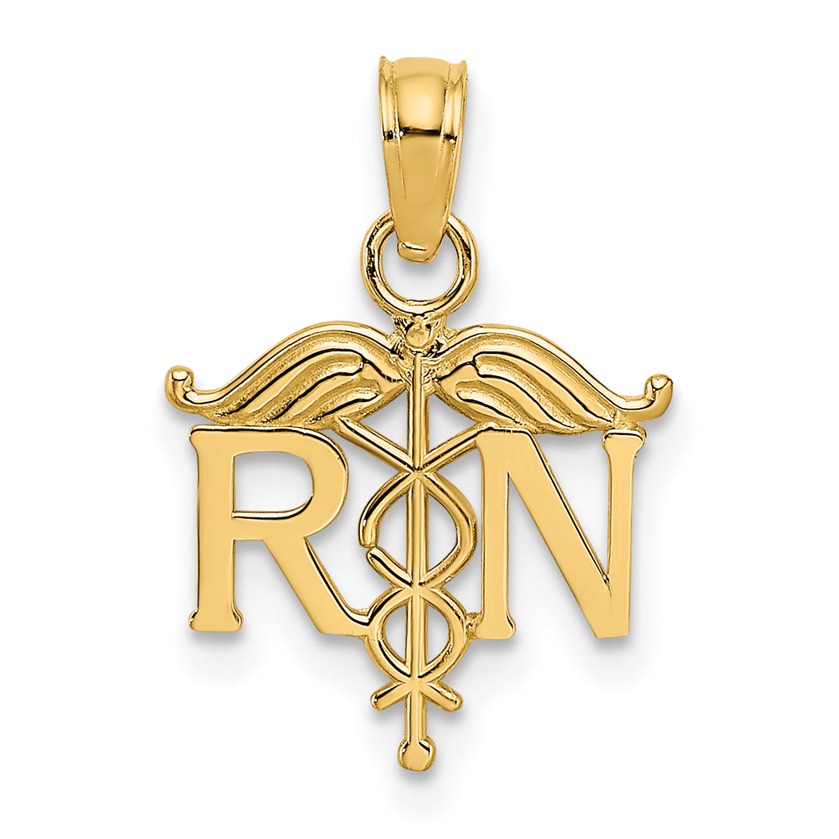 14k RN Registered Nurse Pendant