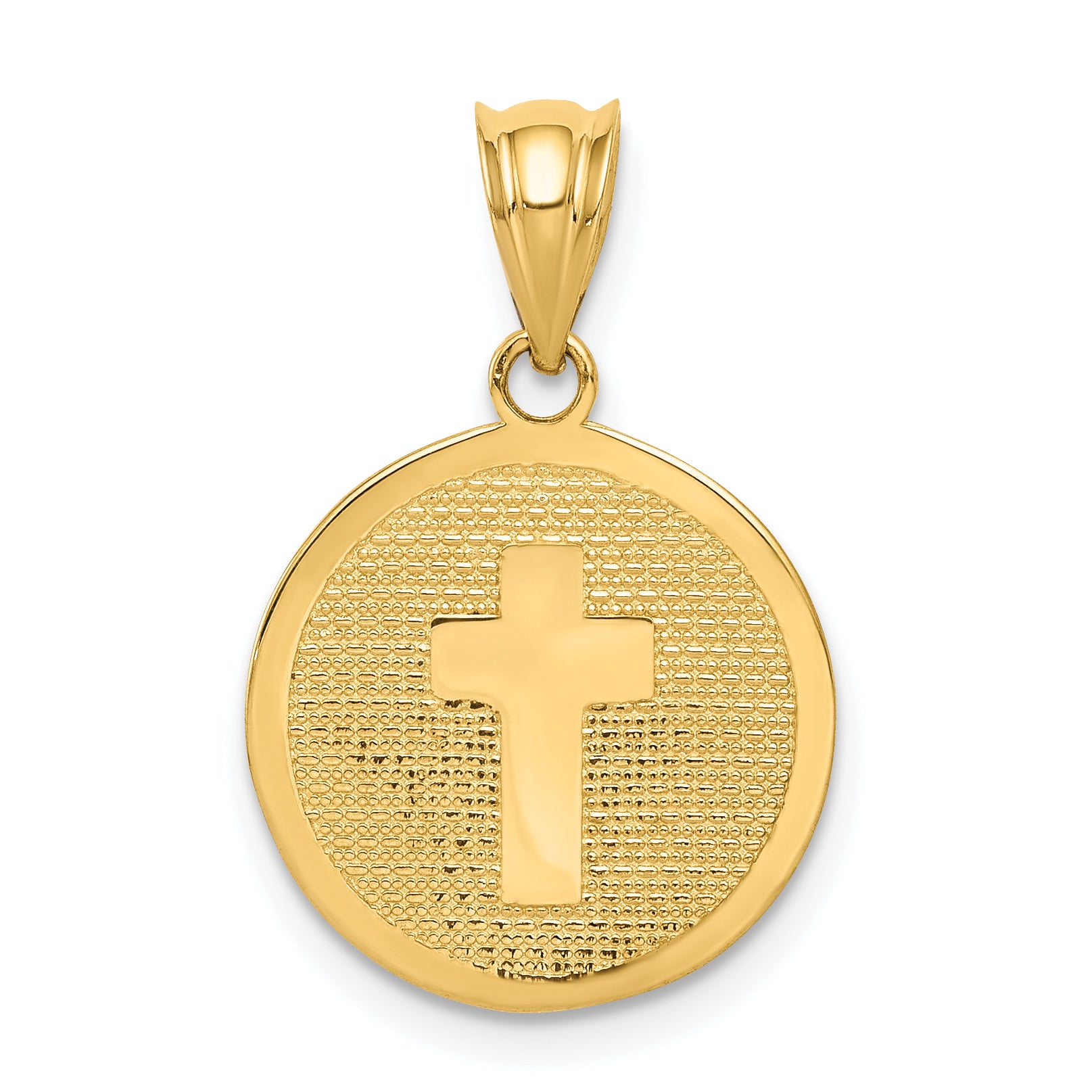 14k Reversible Cross & 1st Holy Communion Charm