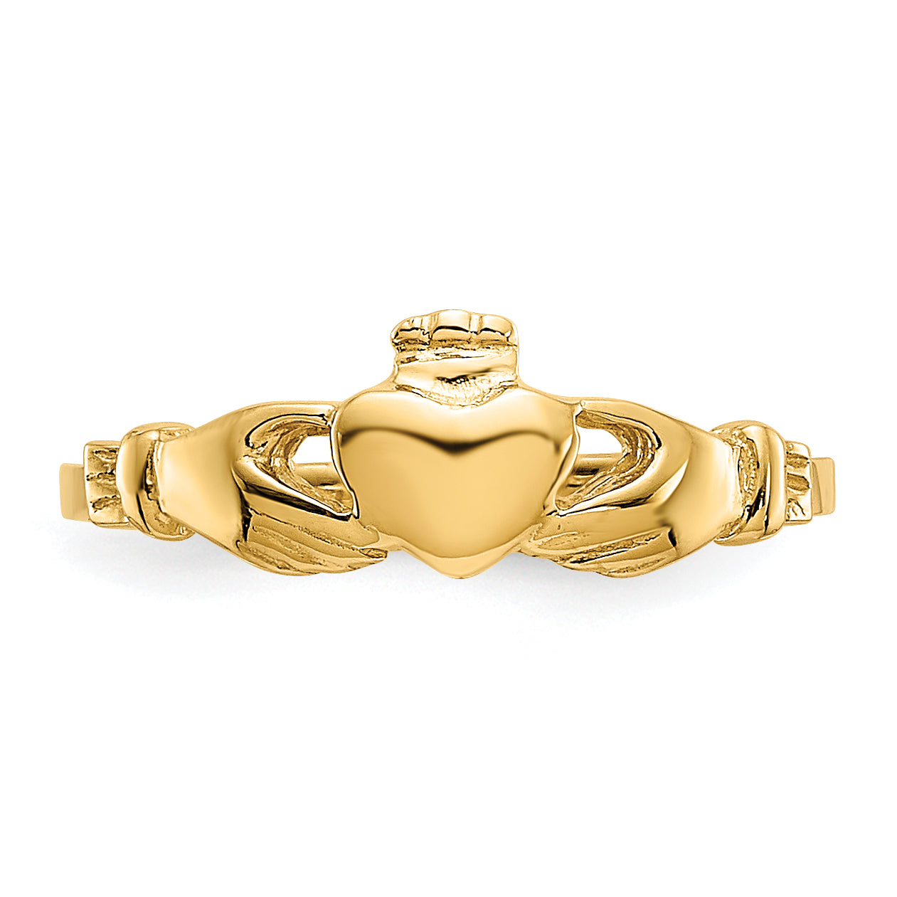 14k Claddagh Baby Ring