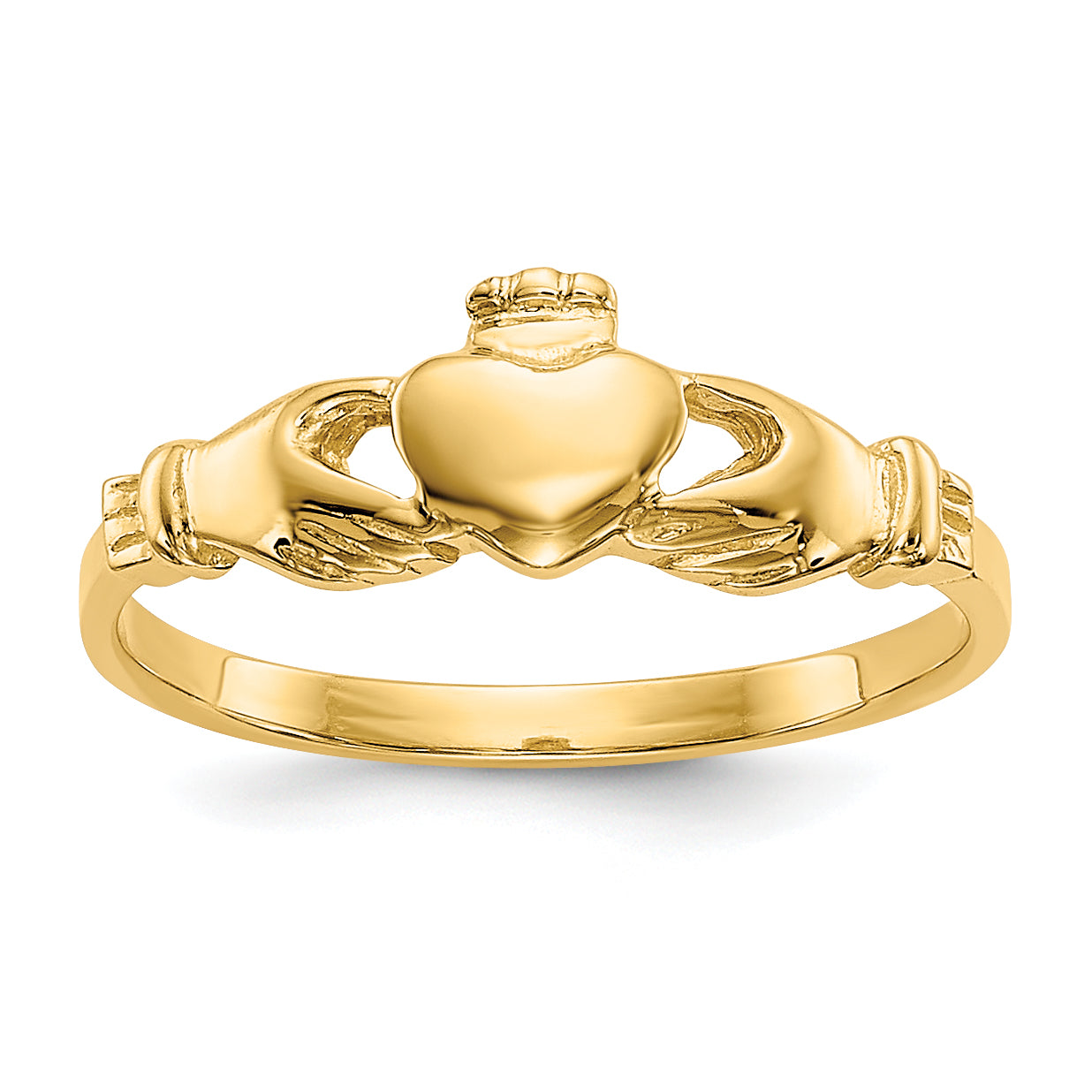 14k Claddagh Baby Ring