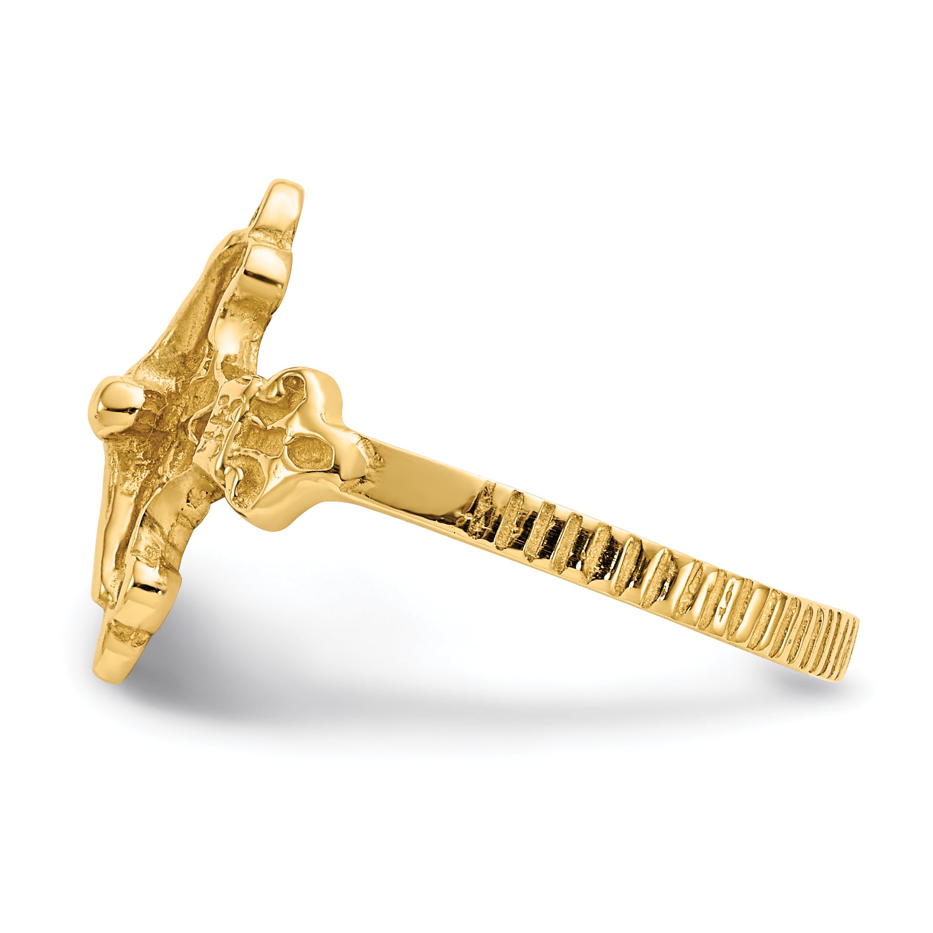 14k Crucifix Ring