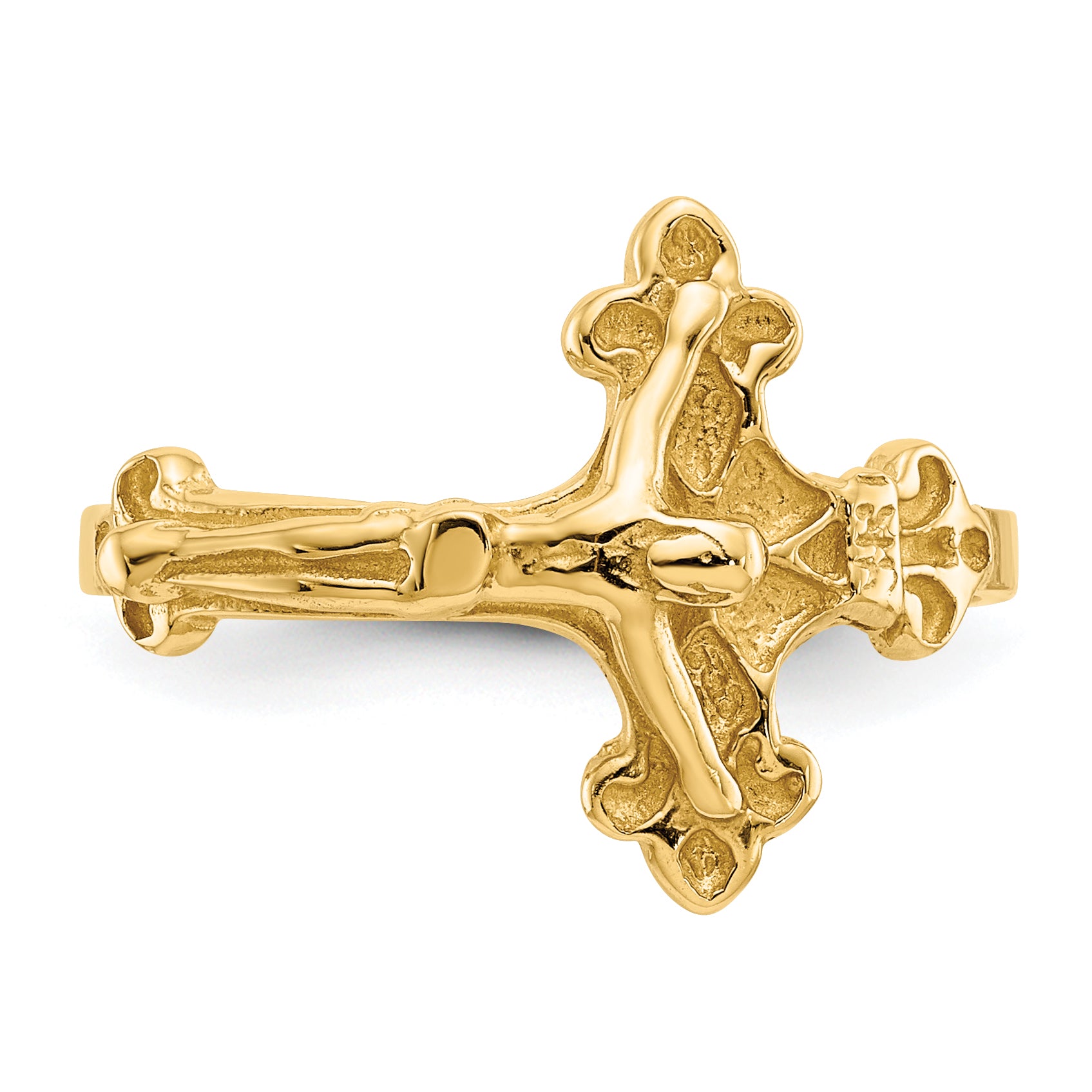 14k Crucifix Ring