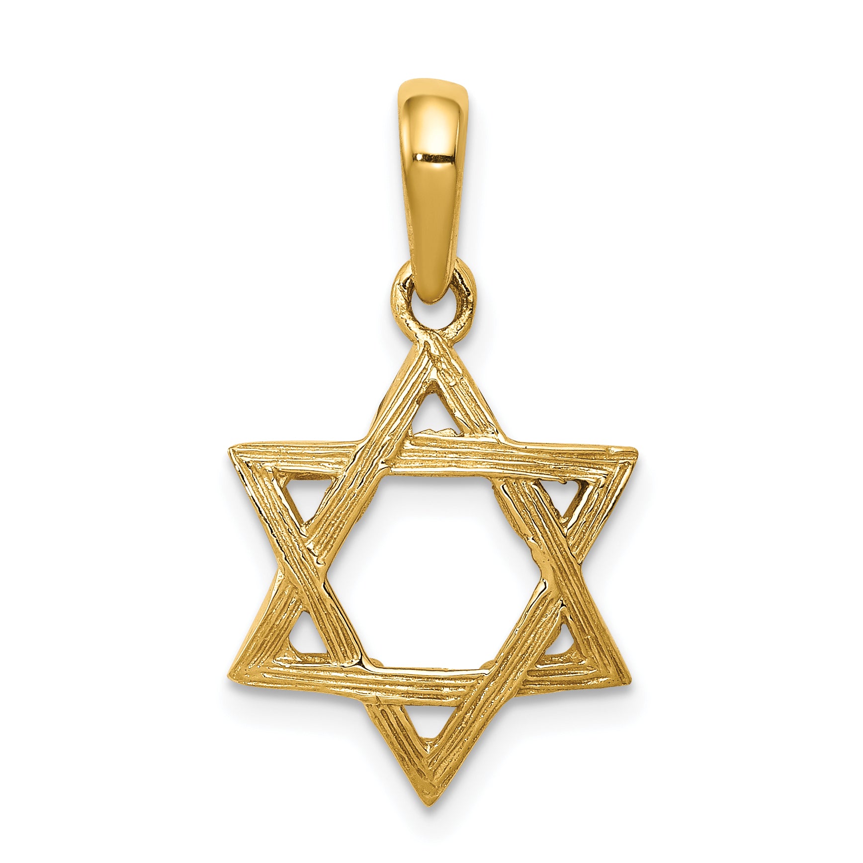 14K Star of David Pendant