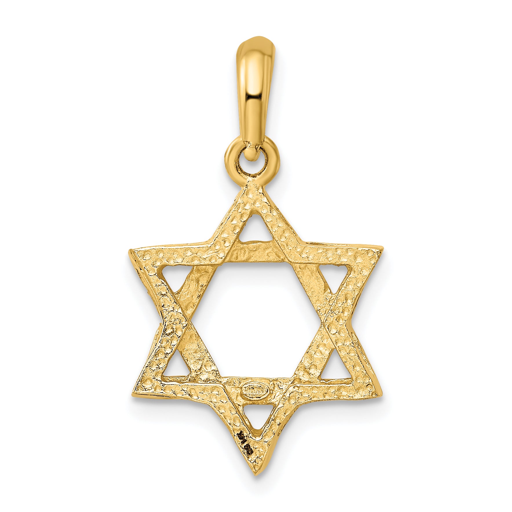 14K Star of David Pendant