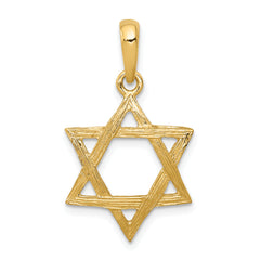 14K Star of David Pendant