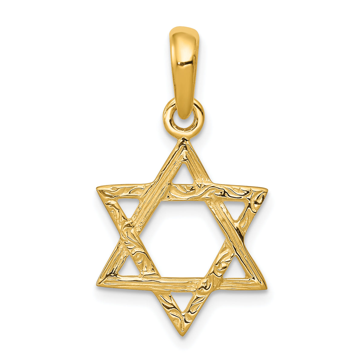 14K Star of David Pendant