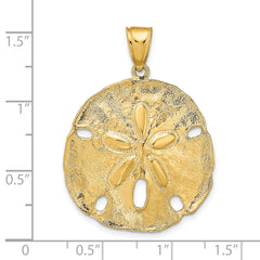 14k Sand Dollar Pendant