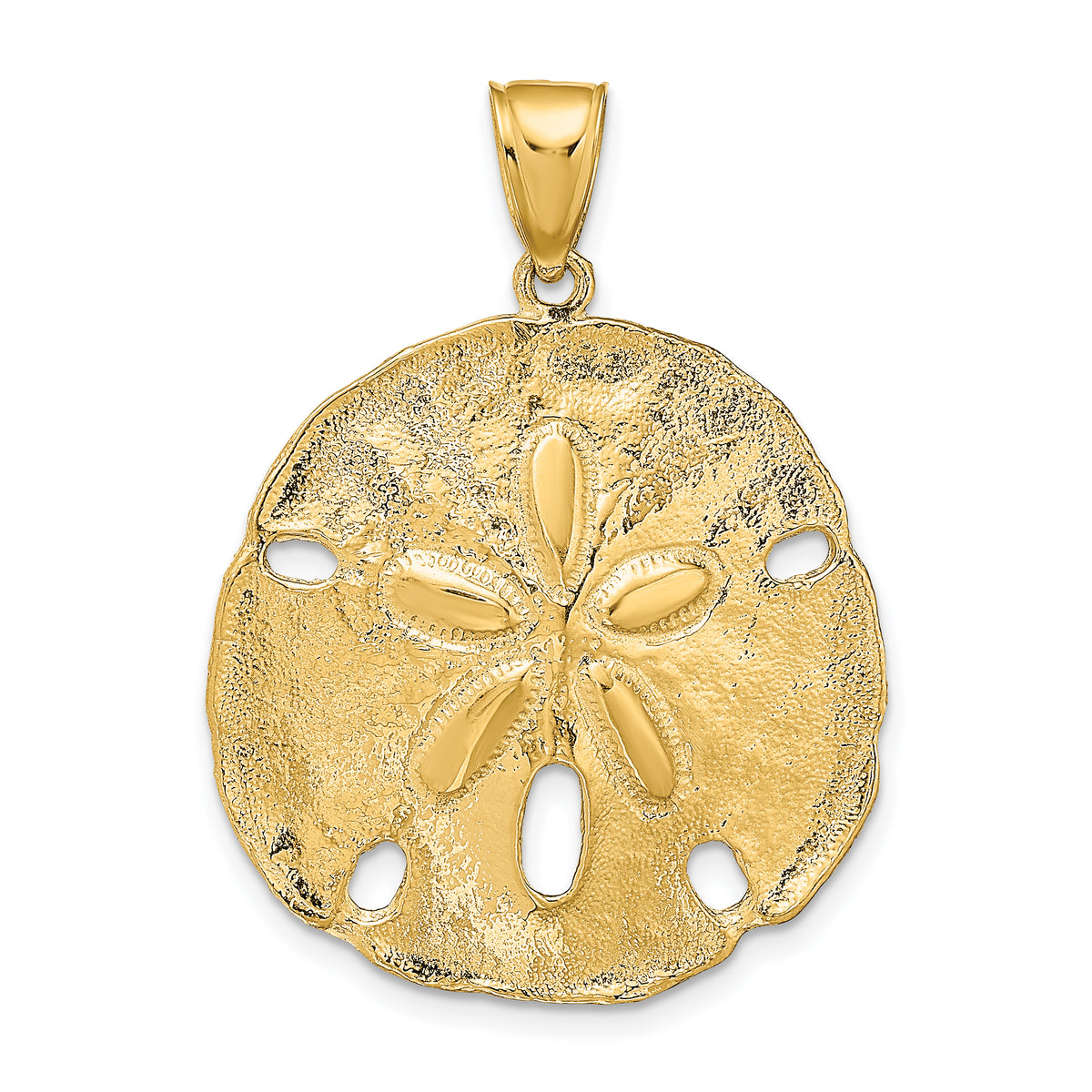 14k Sand Dollar Pendant