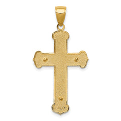 14K Polished Crucifix Pendant